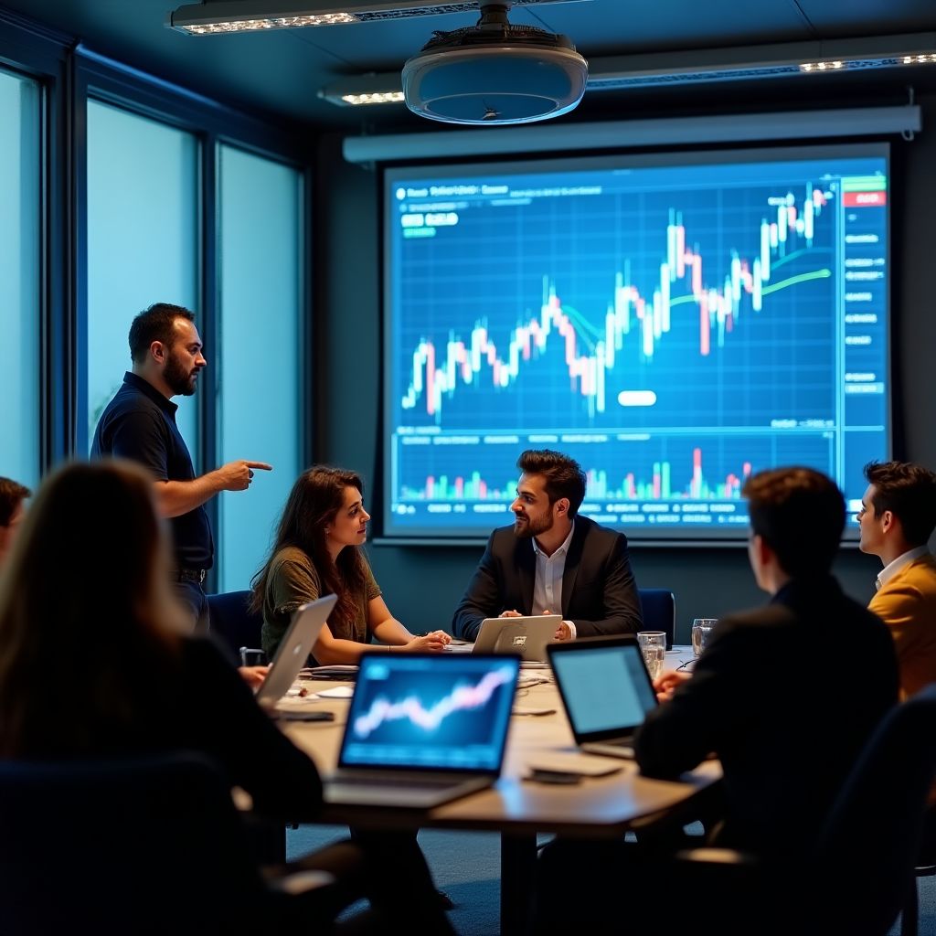 Clase práctica de inversiones en nuestra sede principal